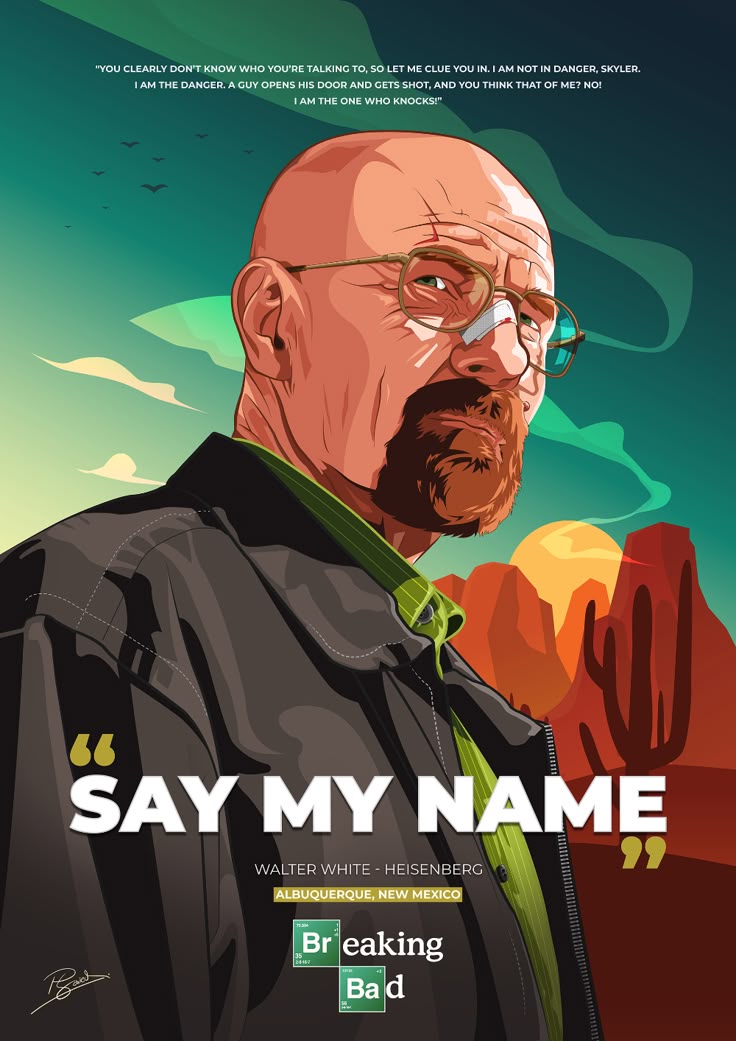 Breaking Bad Heisenberg Poster
